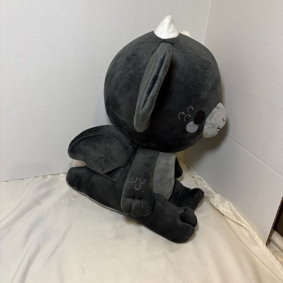 Bright Bat Designs Ink the Dragon Charcoal Gray Stuffed Animal 2023 BATCH 001 - Picture 9 of 9